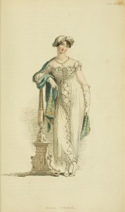 1813 v9 Ackermann's fashion plate 46 - Ball Dress