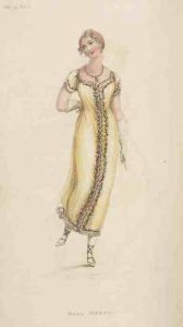 Another no waist dress, with less figure enhancing trim.