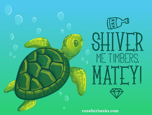 shiver me timbers turtle
