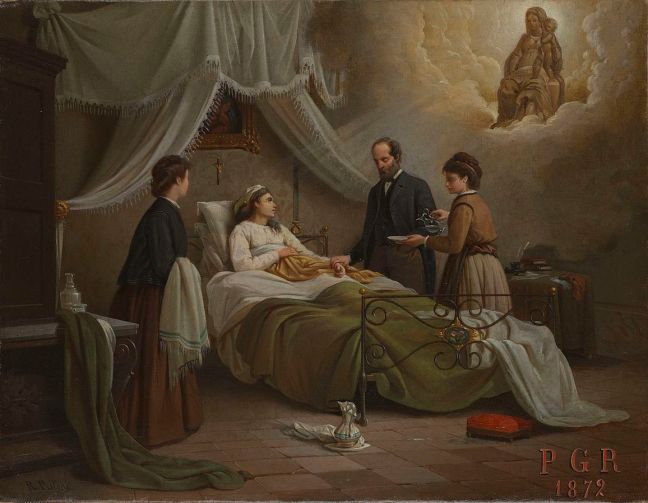 'A_Woman_in_Bed_in_a_Sick_Room'_Wellcome_L0075284